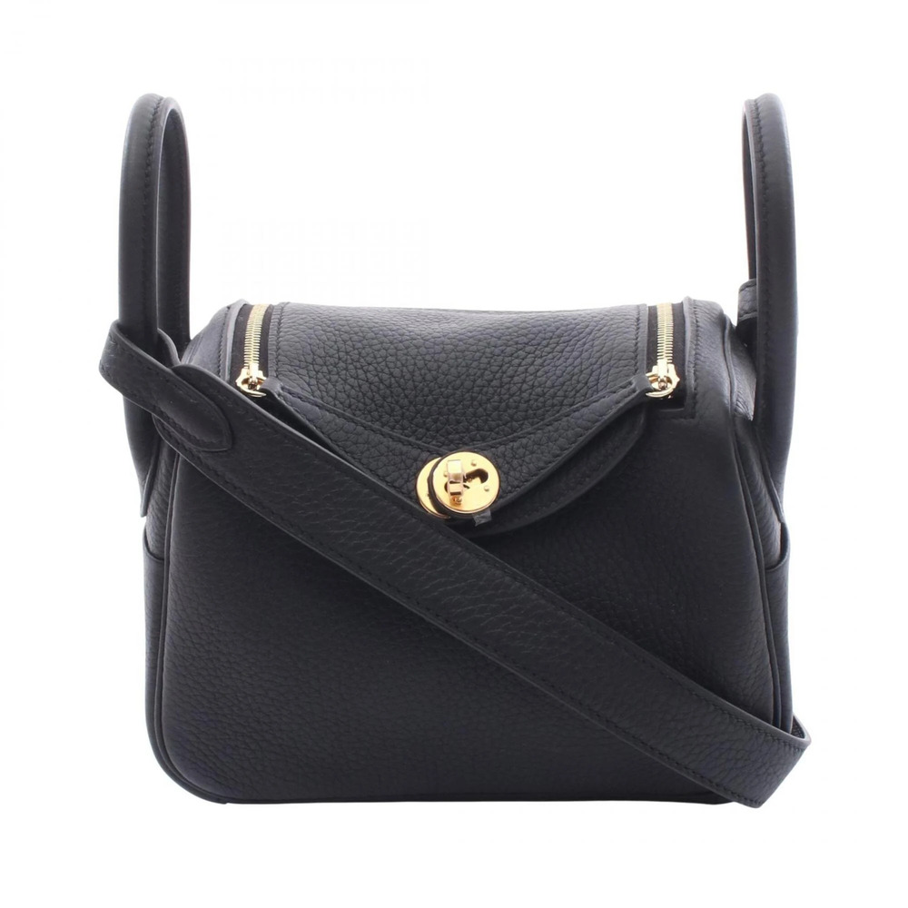 Hermes Lindy Mini Shoulder Bag/Handbag, Taurillon Clemence Leather, Women's, ...